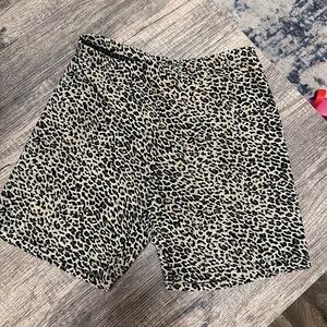 Cheetah print shorts